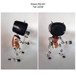 3D Metal Bluetooth Wireless Robot RN-001 Speaker Home Decoration - stirlingkit