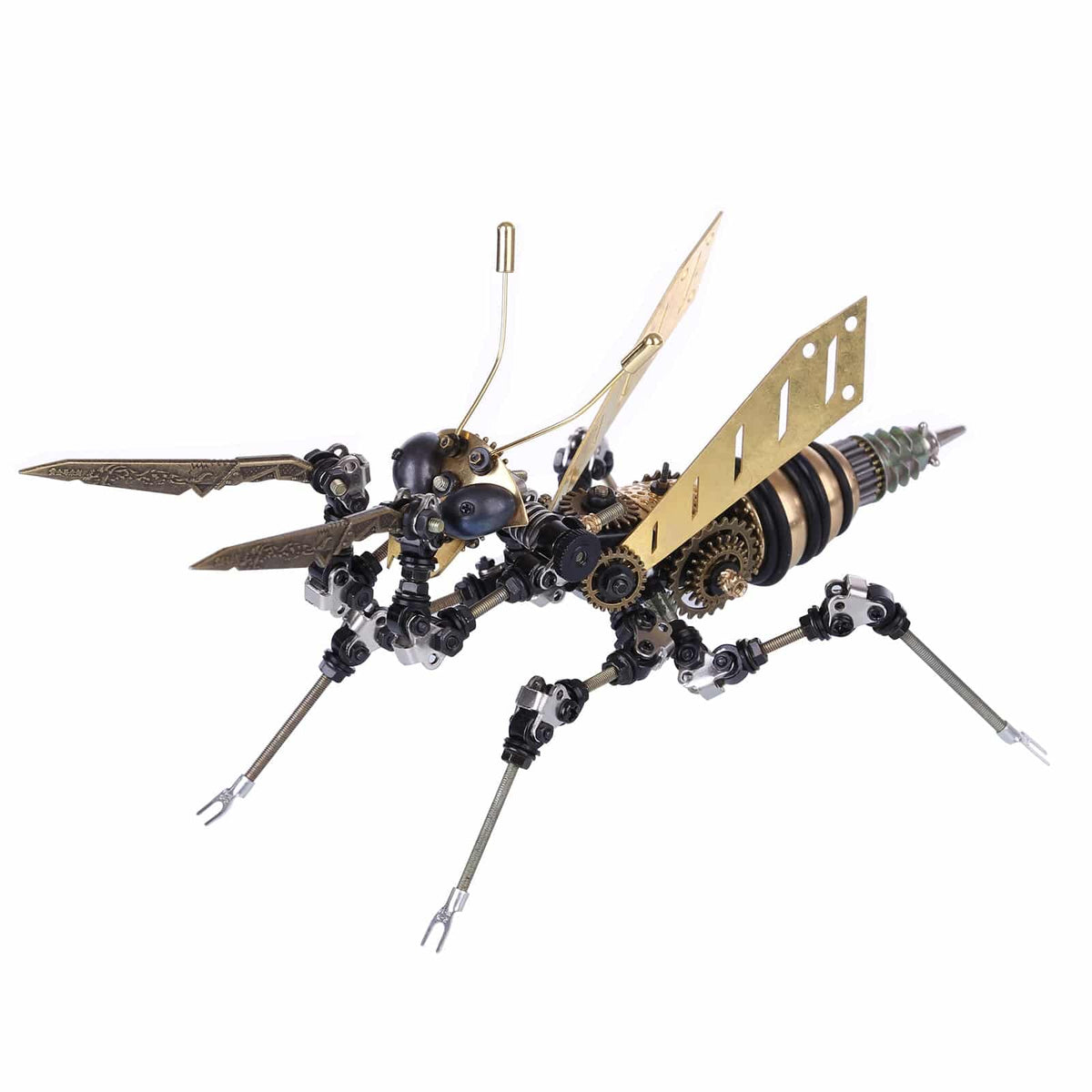 3D Metal Mantis Insect Puzzle DIY Model Assembly Building Kit - stirlingkit