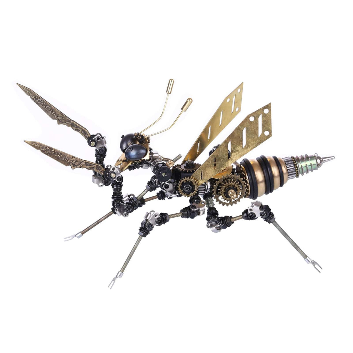 3D Metal Mantis Insect Puzzle DIY Model Assembly Building Kit - stirlingkit