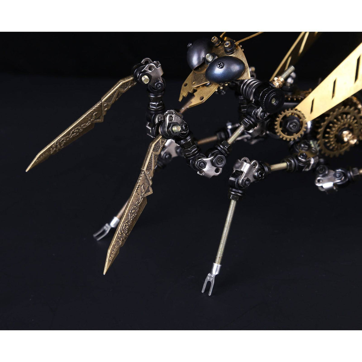 3D Metal Mantis Insect Puzzle DIY Model Assembly Building Kit - stirlingkit