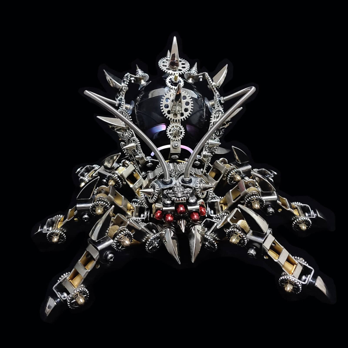3D Metal Mechanical Spider Assembly DIY Model Kit with Bluetooth Speaker - stirlingkit