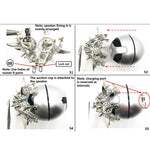 3D Metal Mechanical Spider Assembly DIY Model Kit with Bluetooth Speaker - stirlingkit