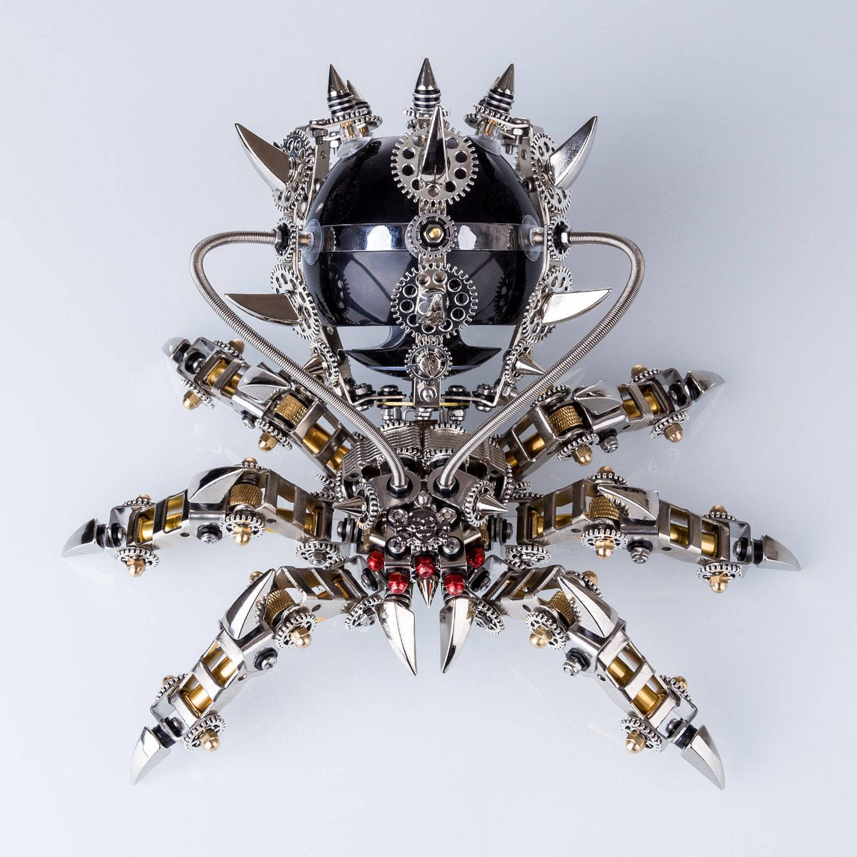 3D Metal Mechanical Spider Assembly DIY Model Kit with Bluetooth Speaker - stirlingkit