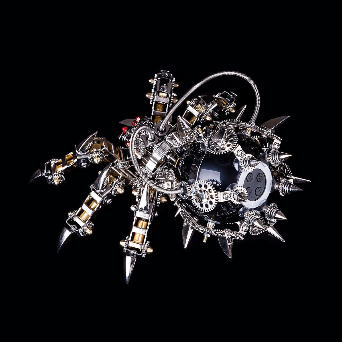 3D Metal Mechanical Spider Assembly DIY Model Kit with Bluetooth Speaker - stirlingkit