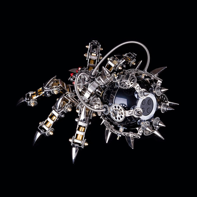 3D Metal Mechanical Spider Assembly DIY Model Kit with Bluetooth Speaker - stirlingkit