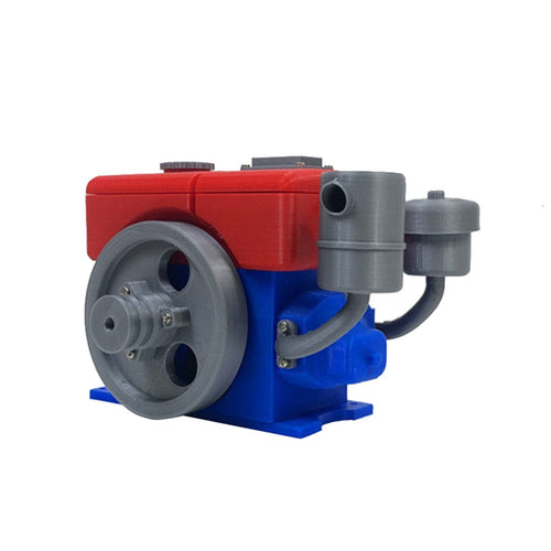 3D Printing Walking Tractor High-Simulation Diesel Engine Model Toy - stirlingkit