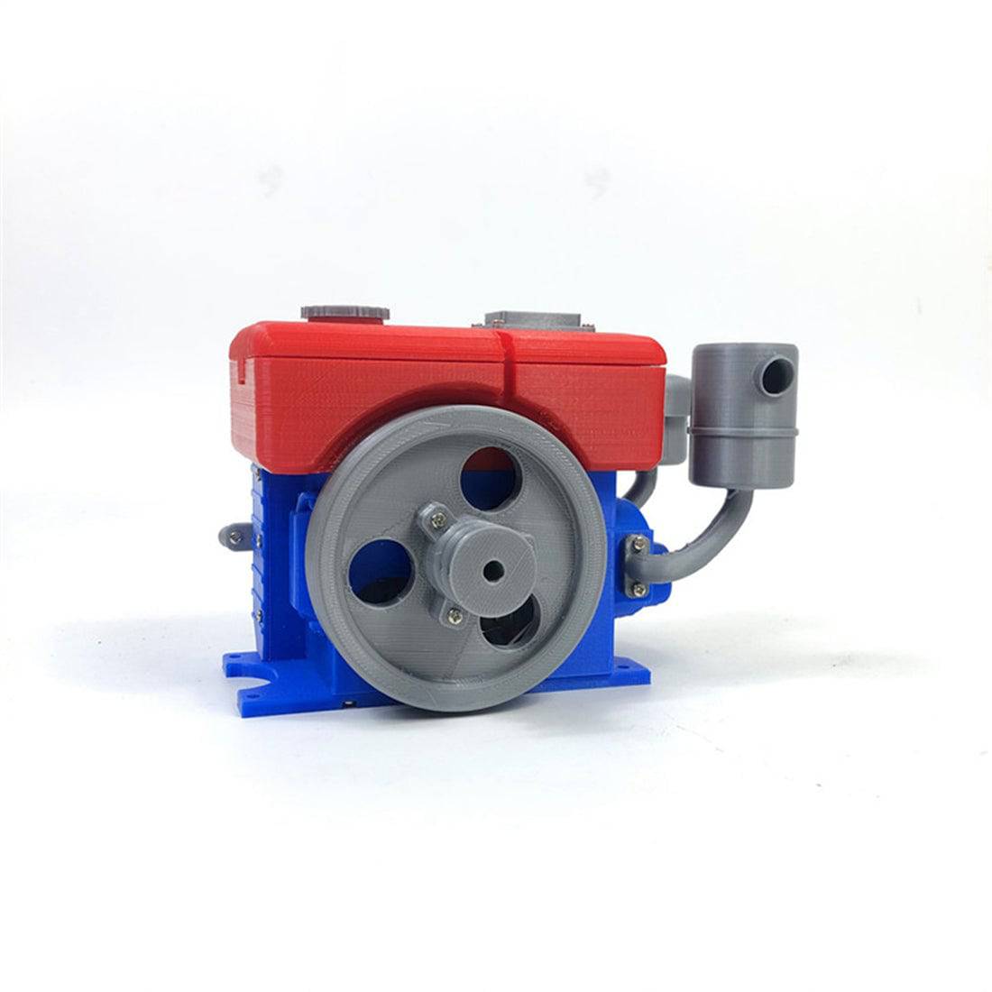 3D Printing Walking Tractor High-Simulation Diesel Engine Model Toy - stirlingkit