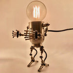 3D Steampunk Metal Robot Mr Gort Hobby Model Kit with LED Light - stirlingkit