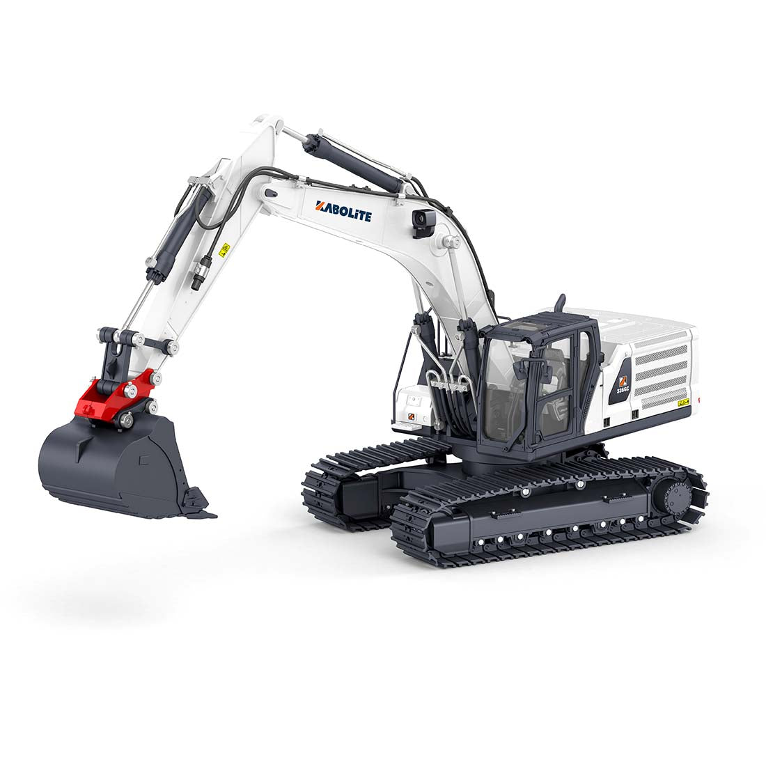 4-in-1 1/18 Metal RTR RC Excavator Model with Simulated