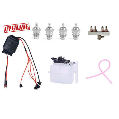 4-in-1 Igniter Glow Plugs Y Fitting Starter Kit for TOYAN FS-L400 Engine Model Upgrade - stirlingkit