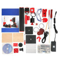 4 In 1 Micro Machine Tool Wire Saw Wood Lathe Sand Mill Handheld Machine Tool DIY Assembly Kit 100PCS+ - stirlingkit