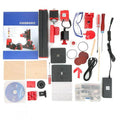 4 In 1 Micro Machine Tool Wire Saw Wood Lathe Sand Mill Handheld Machine Tool DIY Assembly Kit 100PCS+ - stirlingkit