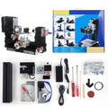 4 In 1 Wire Saw Wood Lathe Sand Mill Handheld Micro Machine Tool DIY Assembly Kit 100PCS+ - stirlingkit