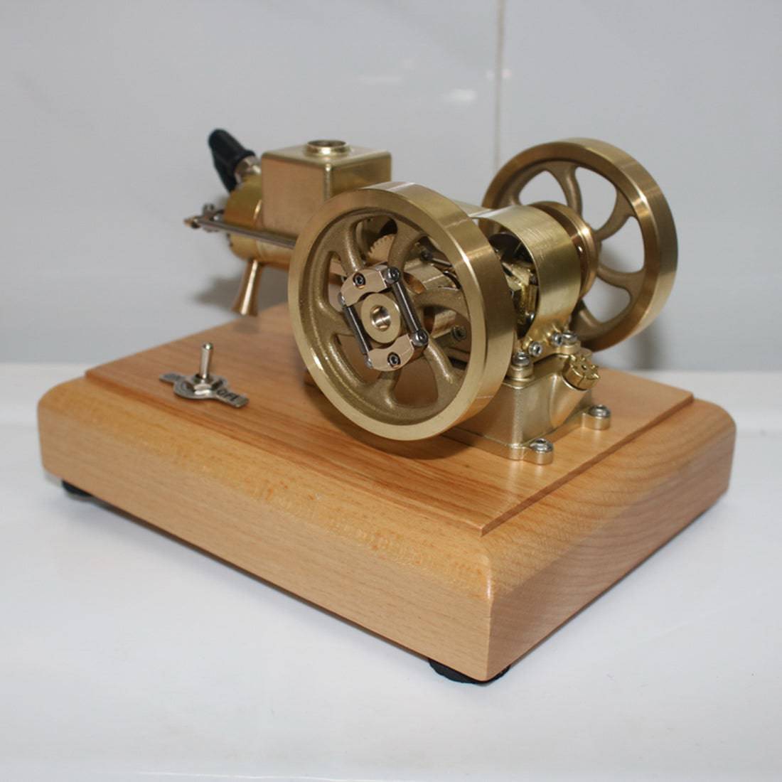 4 Stroke Watercooled Metal 1.6cc Gasoline Engine- M17 Hit and Miss Engine with Speed Governor - stirlingkit