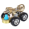 4-Wheeled Stirling Engine Powered Car Model STEAM Scientific Experiment Educational Toys - stirlingkit