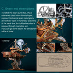 421PCS Steampunk Victorian Fantasy Spaceship Wooden Puzzle Toy - stirlingkit