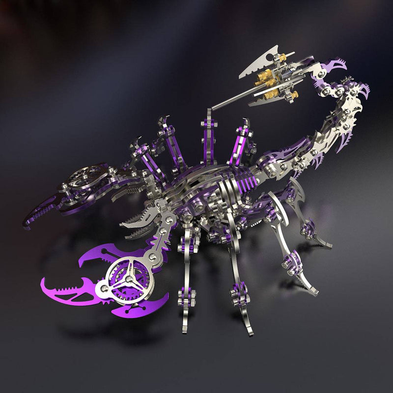 4pcs Scorpions DIY Animal 3D Metal Model Kits for Adult - stirlingkit