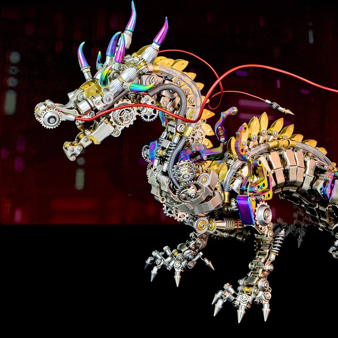 50cm Cyberpunk Mythical Dragon 3D Metal Puzzle Kits - stirlingkit