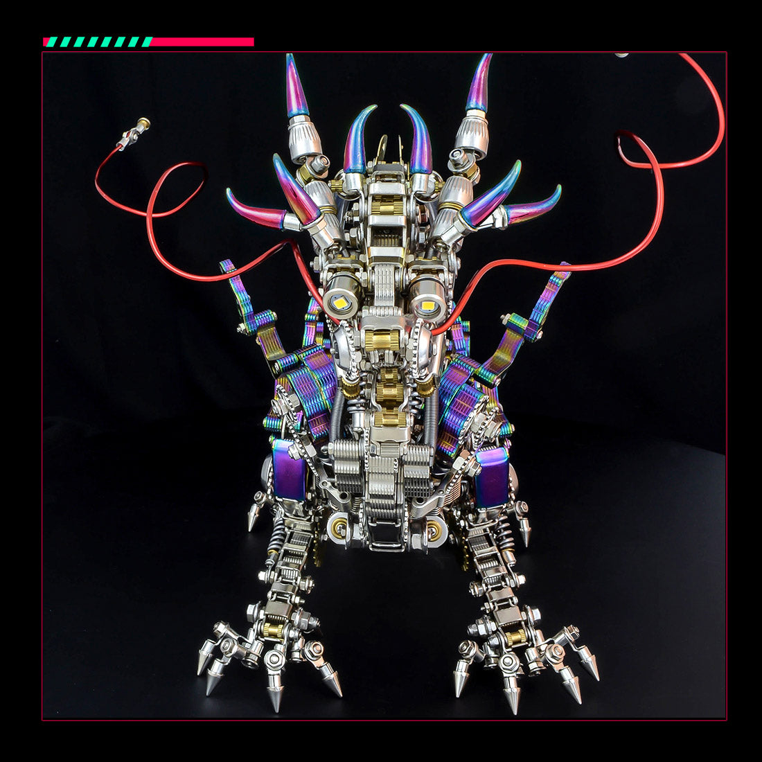 50cm Cyberpunk Mythical Dragon 3D Metal Puzzle Kits - stirlingkit