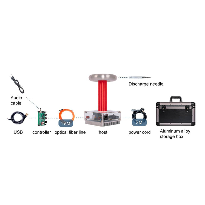 50cm Electric Arc Big Tesla Coil Music Experiment Toy - stirlingkit