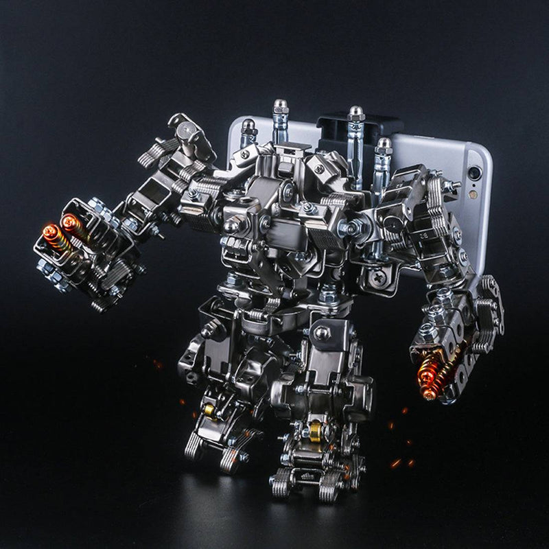 521Pcs 3D Metal Fighting Soldier Puzzle Model Kit Assembly Multifunctional Phone Holder - stirlingkit