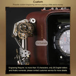 540PCS+ DIY Mechanical Chronos Watch Stand Mecha Warrior Metal Model - stirlingkit
