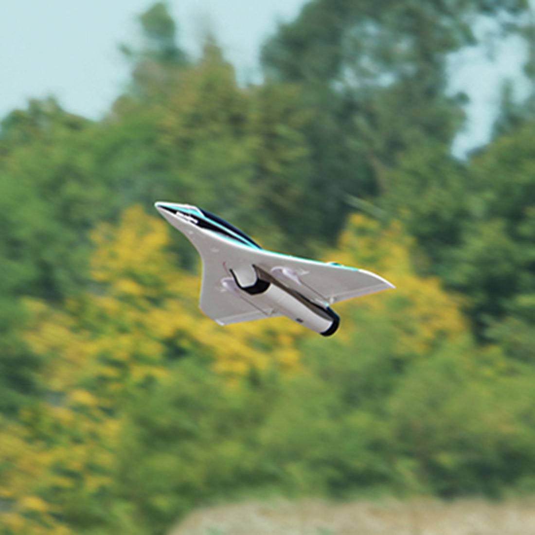 550mm Wingspan RC Airplane Fixed-wing Aircraft RTF - Blue - Stirlingkit