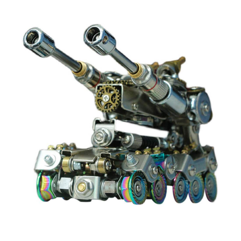 569PCS 3D Metal Tank Model DIY Mechanical Decompression Toy - stirlingkit