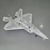 5CH Sky Flight Hobby F-22 Raptor RC Single EDF Jet 70mm Airplane 850mm Wingspan  RTF - Grey - stirlingkit