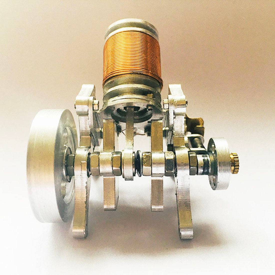 6-12V Single Cylinder Electromagnetic Solenoid Valve Engine Model - stirlingkit
