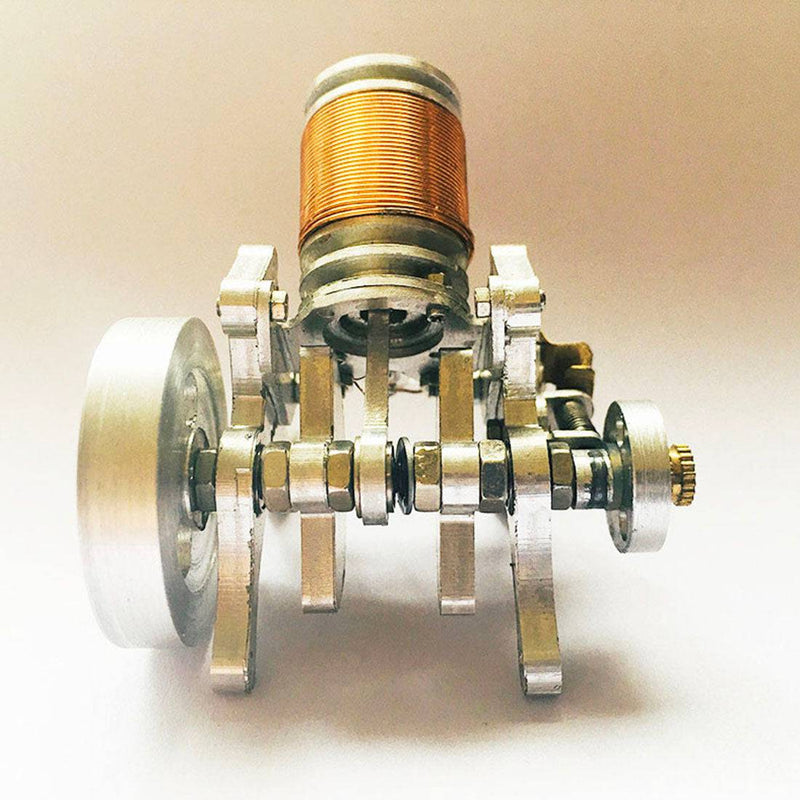 6-12V Single Cylinder Electromagnetic Solenoid Valve Engine Model - stirlingkit