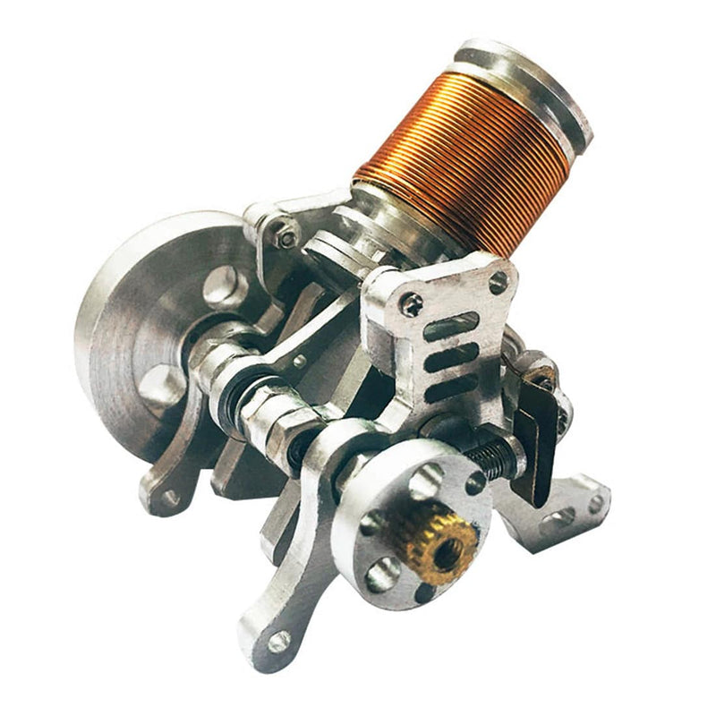 6-12V Single Cylinder Electromagnetic Solenoid Valve Engine Model - stirlingkit