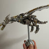 600CS DIY Mechanical Steampunk Western Dragon with Wing Assembly 3D Metal Model Kits - stirlingkit