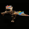 600CS DIY Mechanical Steampunk Western Dragon with Wing Assembly 3D Metal Model Kits - stirlingkit