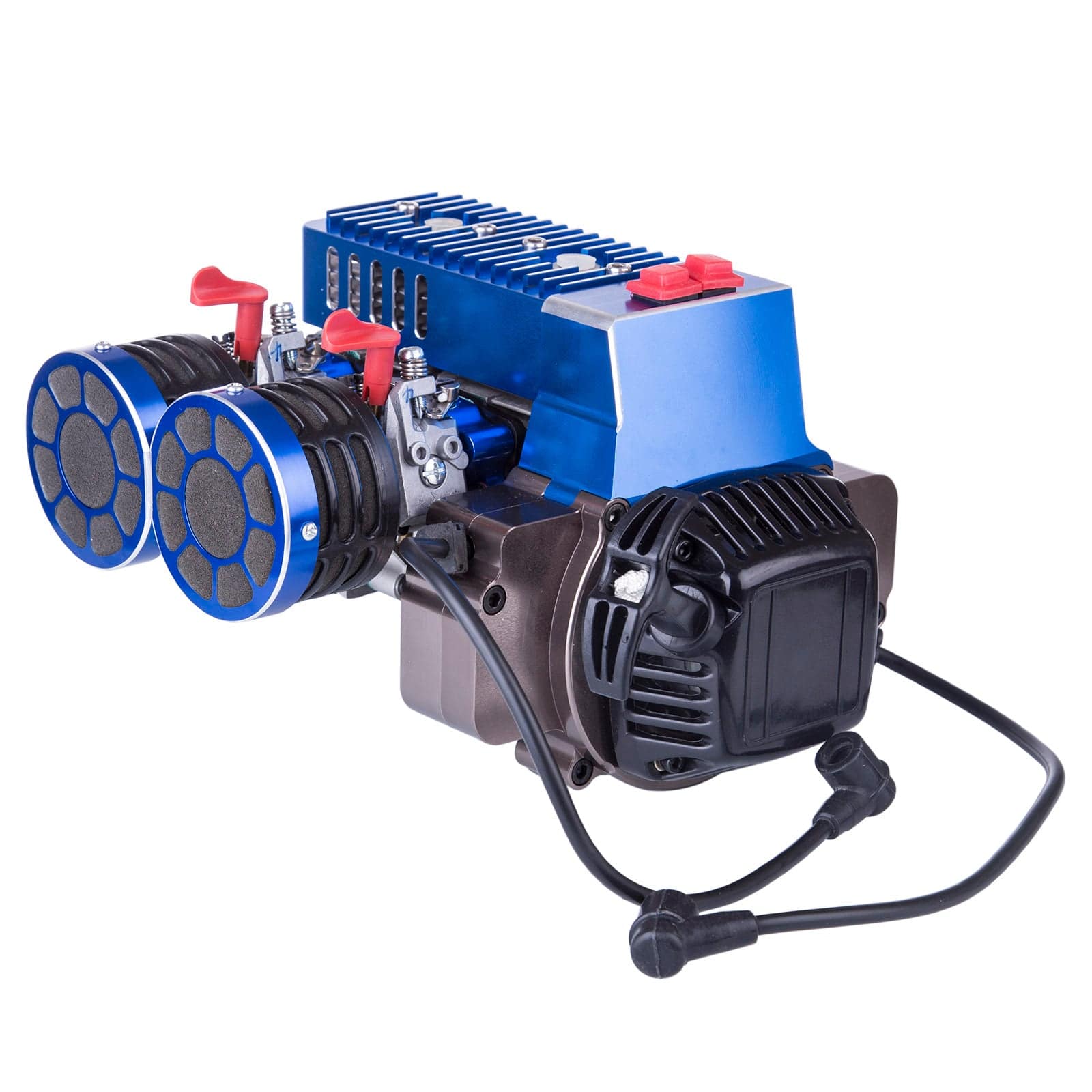 Double-cylinder 60cc Inline Gasoline Engine for 1/5 RC Car HPI BAJA ...