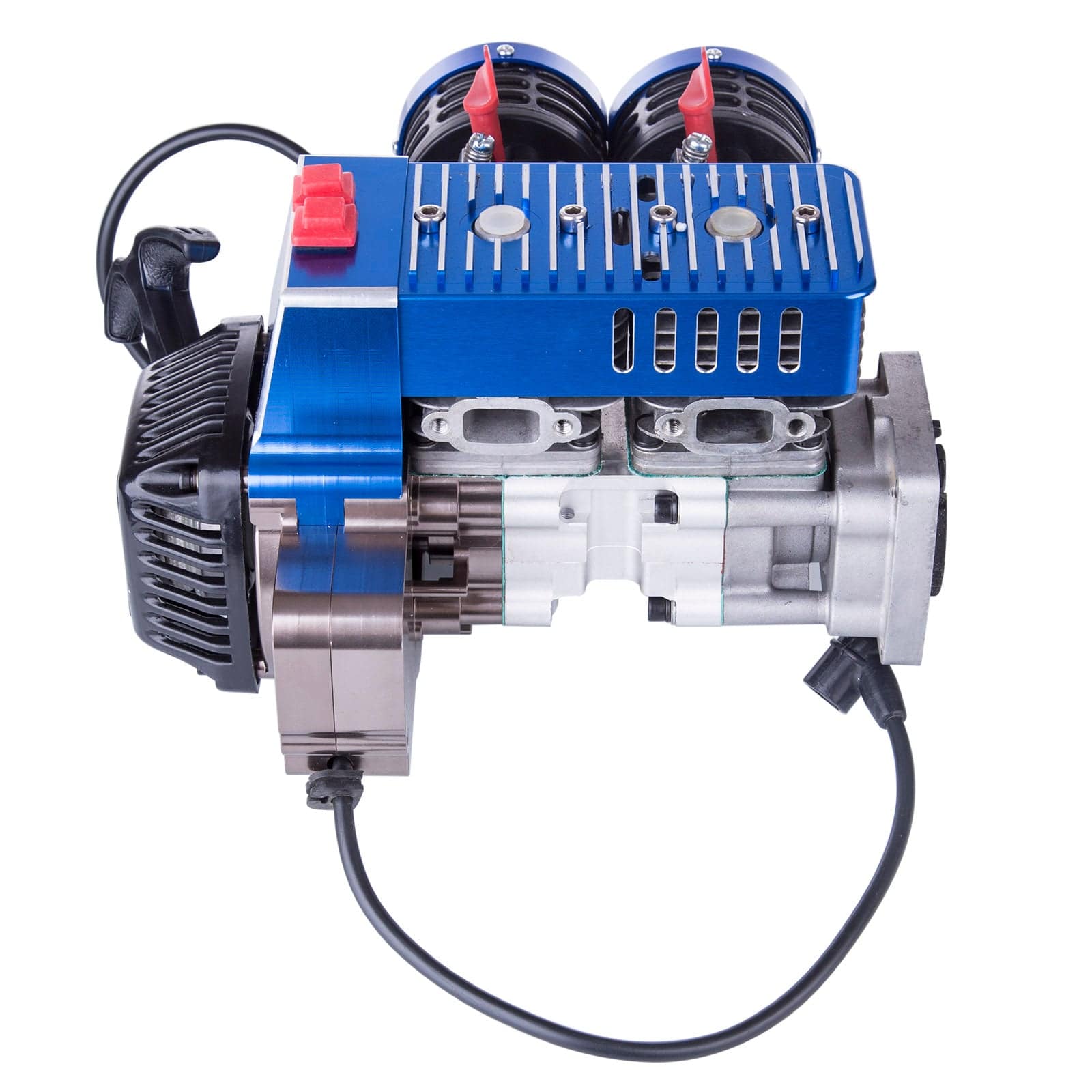 Double-cylinder 60cc Inline Gasoline Engine for 1/5 RC Car HPI BAJA ...