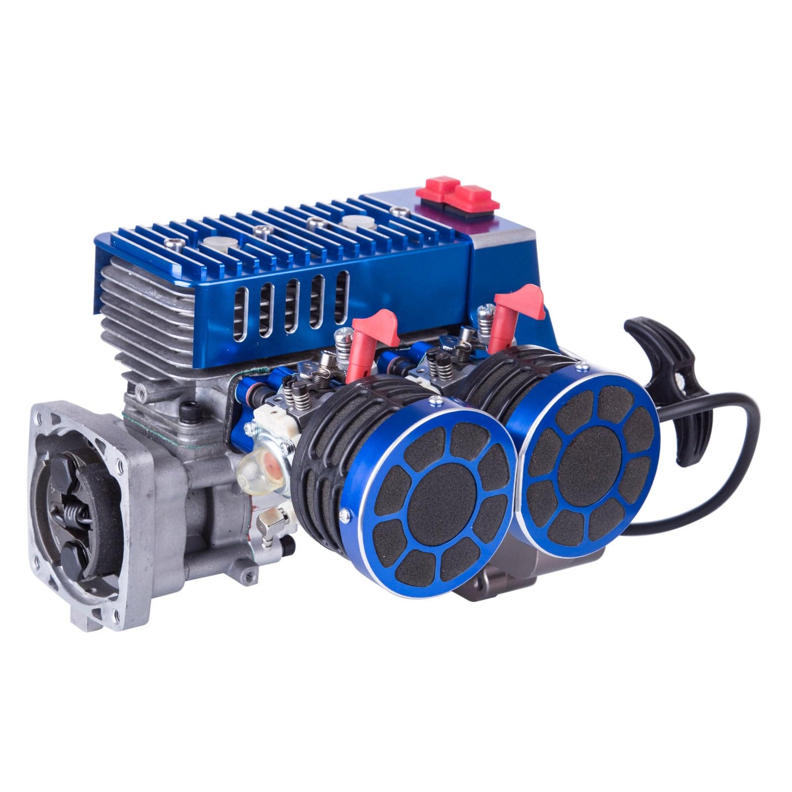 Double-cylinder 60cc Inline Gasoline Engine for 1/5 RC Car HPI BAJA ...