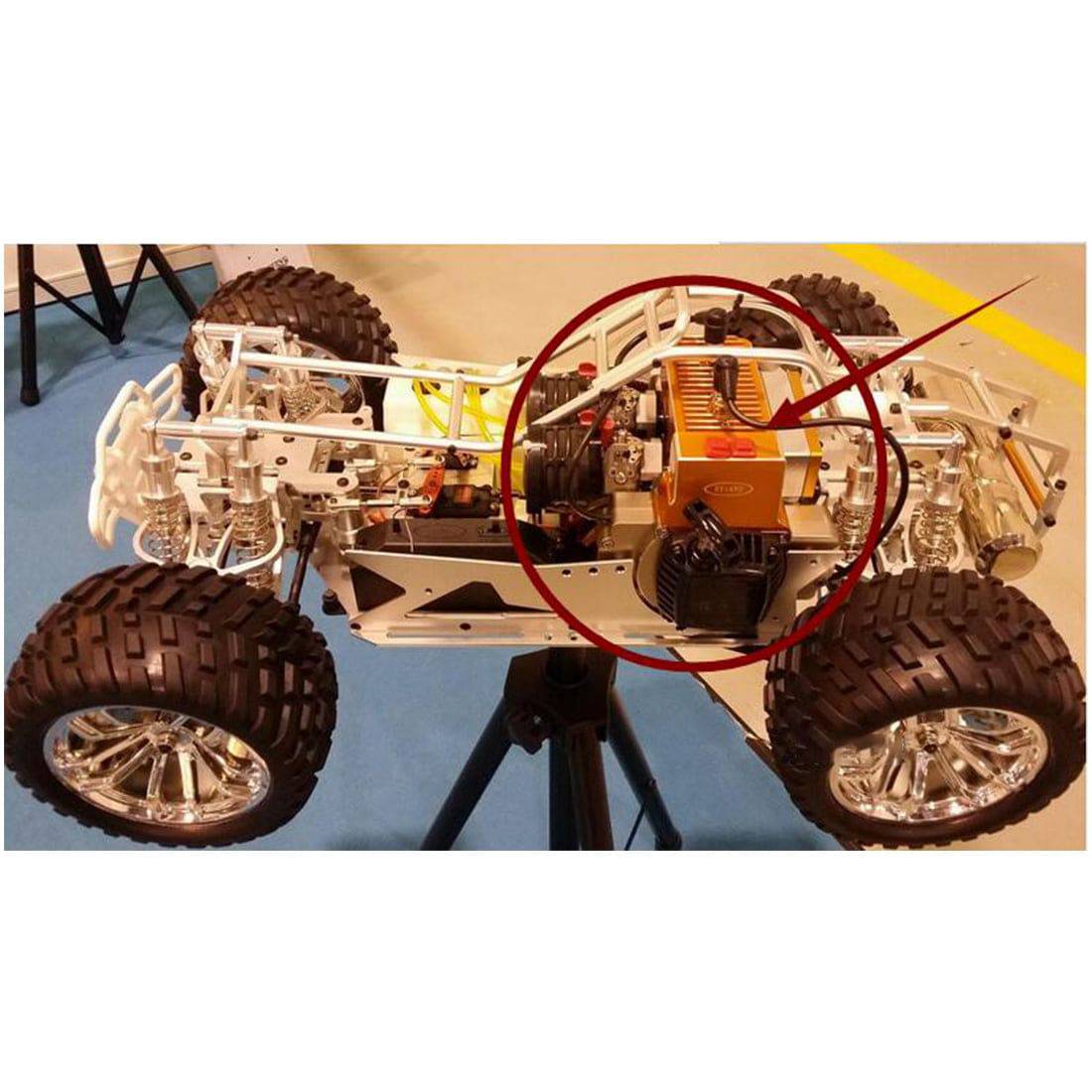 Double-cylinder 60cc Inline Gasoline Engine for 1/5 RC Car HPI
