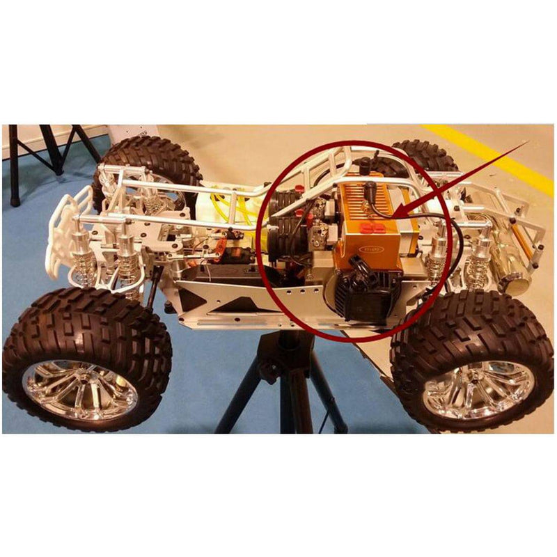 Double-cylinder 60cc Inline Gasoline Engine for 1/5 RC Car HPI BAJA ...