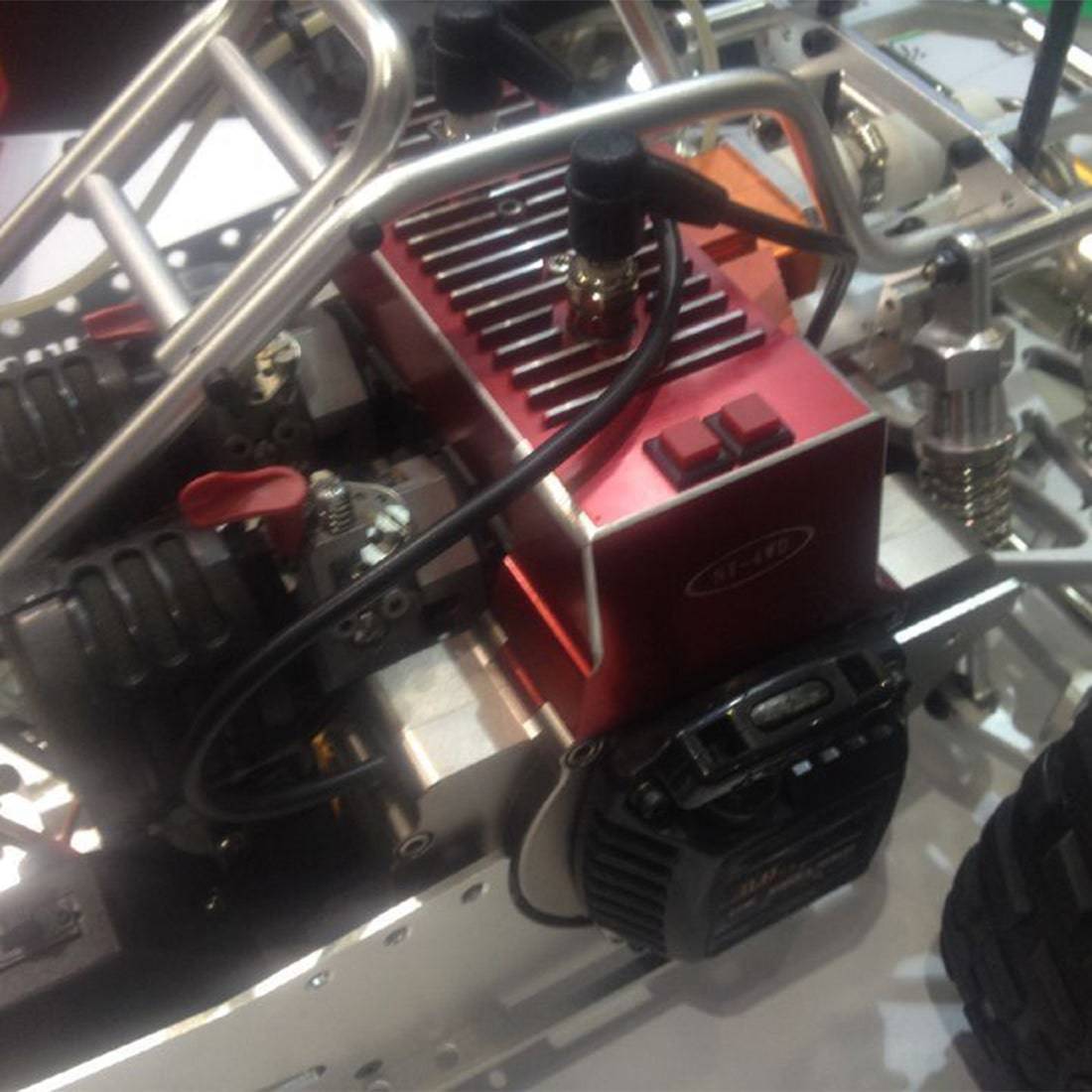 Double-cylinder 60cc Inline Gasoline Engine for 1/5 RC Car HPI BAJA ...