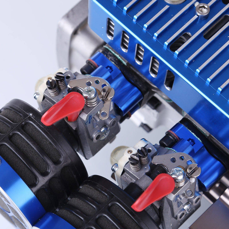 Double-cylinder 60cc Inline Gasoline Engine for 1/5 RC Car HPI BAJA ...