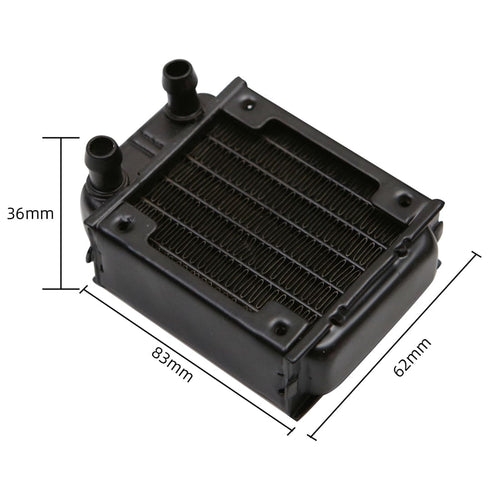 60MM Water Cooling Radiator for CISON FL4-175 Engine Model - stirlingkit