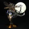 627PCS Mechanical Wasp Metal Model Kits with Planet Moon Lamp - stirlingkit