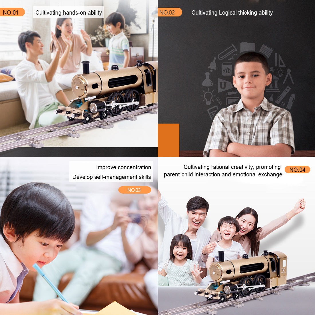 Assembly Model Train 6cm Railway Track for Teching Assembly Electric Steam Train Model ...
