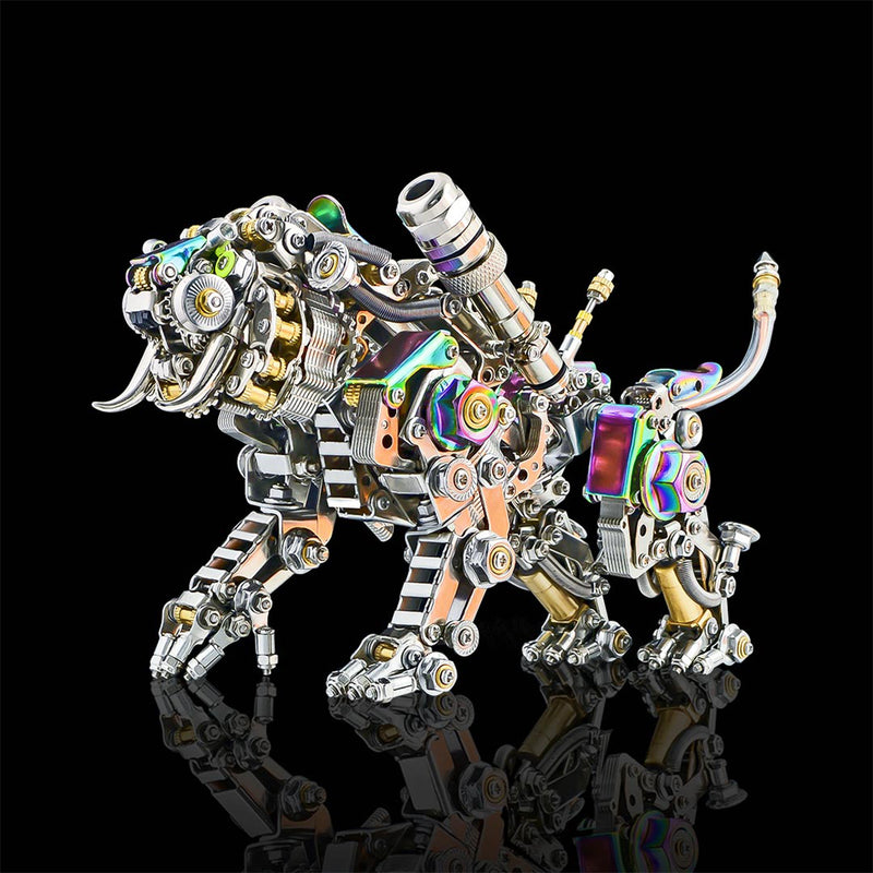 700PCS+ Colorful Bengal Tiger 3D Metal Model Assembly Building Kit for Adults - stirlingkit