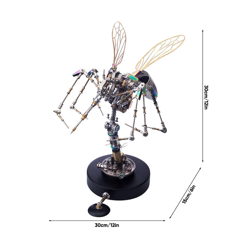 750+PCS Mechanical  3D Assembly  Mosquito Model Steampunk Art - stirlingkit