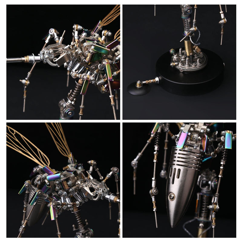 750+PCS Mechanical  3D Assembly  Mosquito Model Steampunk Art - stirlingkit