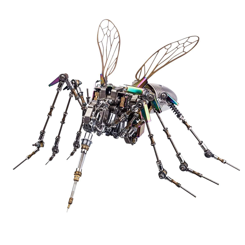 750+PCS Mechanical  3D Assembly  Mosquito Model Steampunk Art - stirlingkit