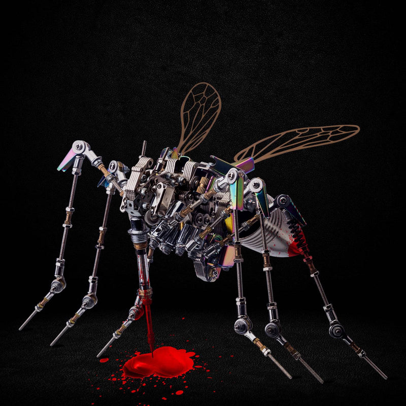 750+PCS Mechanical  3D Assembly  Mosquito Model Steampunk Art - stirlingkit