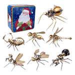 7PCS Exquisite Mini Mechanical Insect Christmas Gift Box Set Educational Toy Gift - stirlingkit